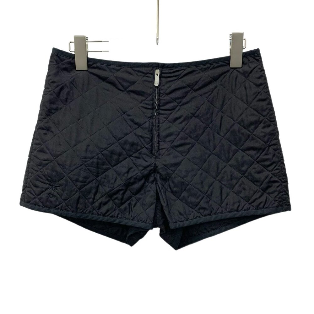 FW0115 Christian Dior Black Irregular Lace Casual Shorts Size 34 XXS With Tag